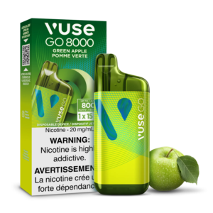 F1-SensoryVisual-8K-GreenApple-pack_56e43e8f-8c9f-488f-8969-ac19ba978349.png Green Apple Vuse GO 8000 - Disposable Vape