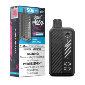 OFKrZVKA.png Bomb Blue Razz Flavour Beast Mode Max 2 - Disposable 50K