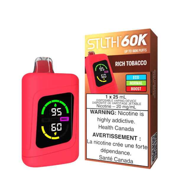 STLTH60K-DEVICE_KITPACKAGE-RICHTOBACCO.png Rich Tobacco Stlth 60K - Disposable Vape